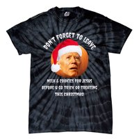 Happy Christmas Anti Joe Biden Funny Halloween Pumpkin Tie-Dye T-Shirt