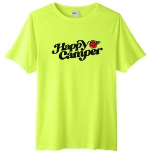 Happy Camper Artwork Red Rose Floral Designs Cute Gift Tall Fusion ChromaSoft Performance T-Shirt