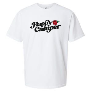 Happy Camper Artwork Red Rose Floral Designs Cute Gift Sueded Cloud Jersey T-Shirt