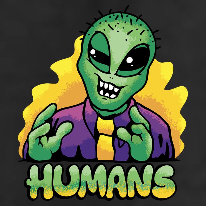 Humans Crazy Alien Funny Adult Drive Performance Visor