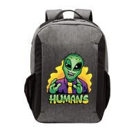 Humans Crazy Alien Funny Vector Backpack