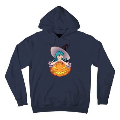 Halloween Cute Anime Witch Pumpkin Tall Hoodie