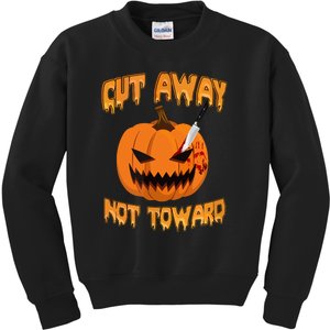 Halloween Cut Away Not Toward Gift Kids Sweatshirt