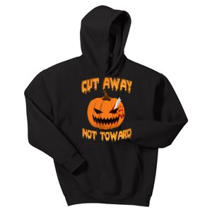 Halloween Cut Away Not Toward Gift Kids Hoodie