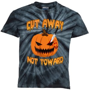 Halloween Cut Away Not Toward Gift Kids Tie-Dye T-Shirt