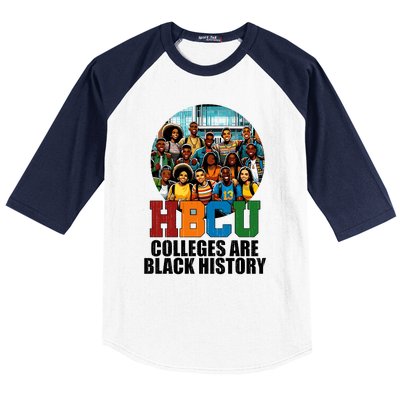 Hbcu Colleges Are Black History Month Baseball Sleeve Shirt