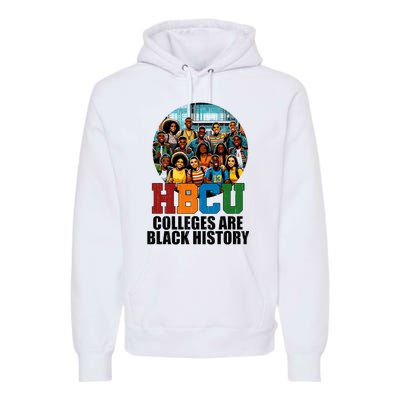 Hbcu Colleges Are Black History Month Premium Hoodie