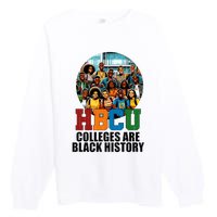 Hbcu Colleges Are Black History Month Premium Crewneck Sweatshirt