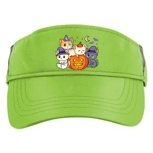 Halloween Cats Anime Cat Kawaii Neko Pumpkin Cat Lover Witch Adult Drive Performance Visor