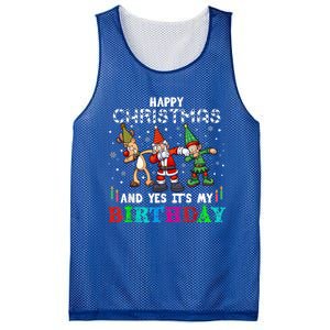 Happy Christmas And Yes ItS My A Birthday Gift Mesh Reversible Basketball Jersey Tank