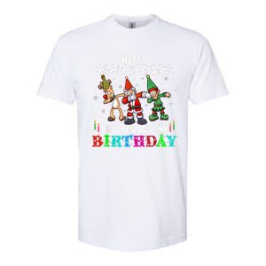 Happy Christmas And Yes ItS My A Birthday Gift Softstyle CVC T-Shirt