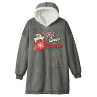 Hot Cocoa And Christmas Movies Hooded Wearable Blanket