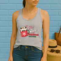 Hot Cocoa And Christmas Movies Womens Tank Top