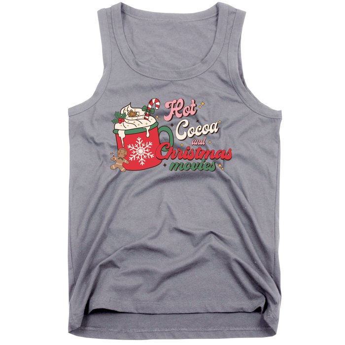 Hot Cocoa And Christmas Movies Tank Top