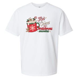 Hot Cocoa And Christmas Movies Sueded Cloud Jersey T-Shirt