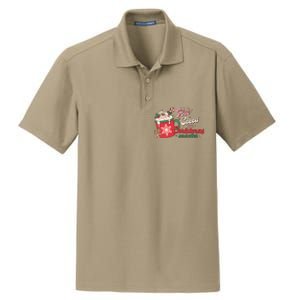 Hot Cocoa And Christmas Movies Dry Zone Grid Polo