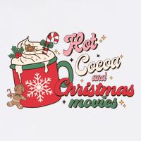 Hot Cocoa And Christmas Movies Cooling Performance Crew T-Shirt