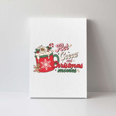 Hot Cocoa And Christmas Movies Canvas