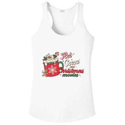 Hot Cocoa And Christmas Movies Ladies PosiCharge Competitor Racerback Tank