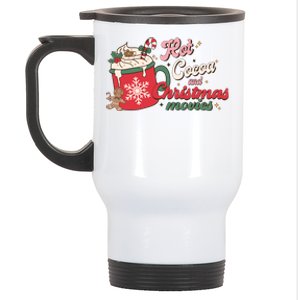 Hot Cocoa And Christmas Movies Stainless Steel Travel Mug