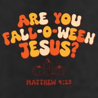Halloween Christian Are You Fall O Ween Jesus 7 Panel Mesh Trucker Snapback Hat