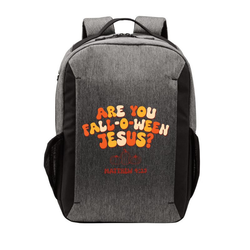 Halloween Christian Are You Fall O Ween Jesus Vector Backpack