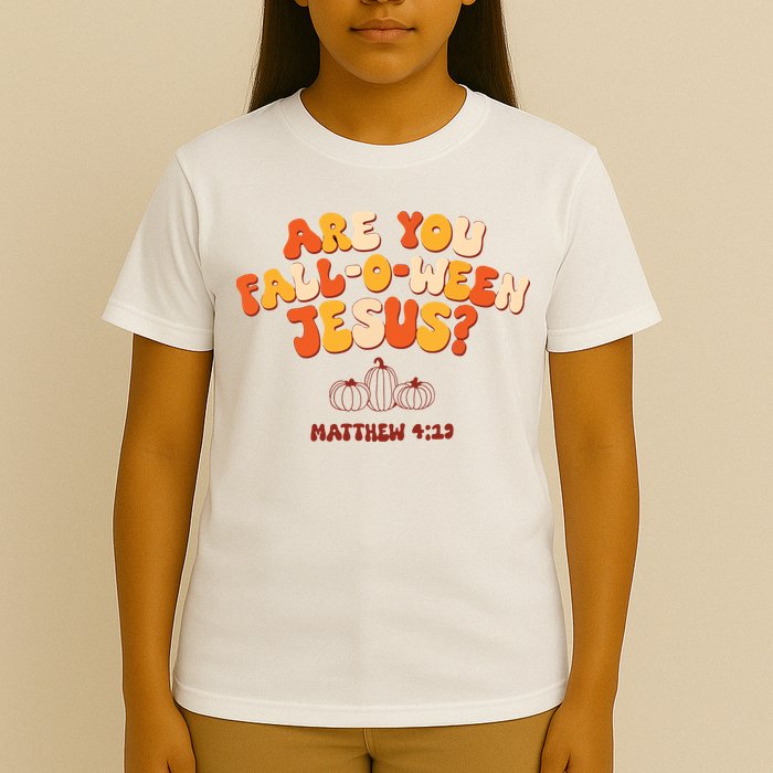 Halloween Christian Are You Fall O Ween Jesus T-Shirt
