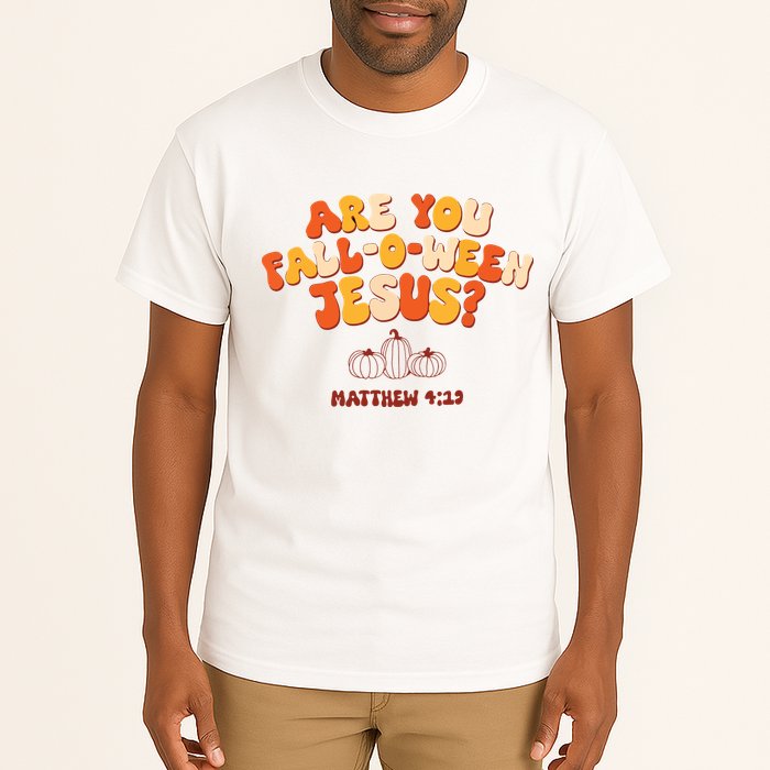 Halloween Christian Are You Fall O Ween Jesus Tall T-Shirt