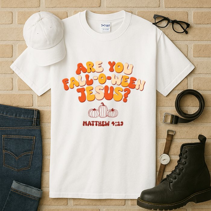 Halloween Christian Are You Fall O Ween Jesus Tall T-Shirt