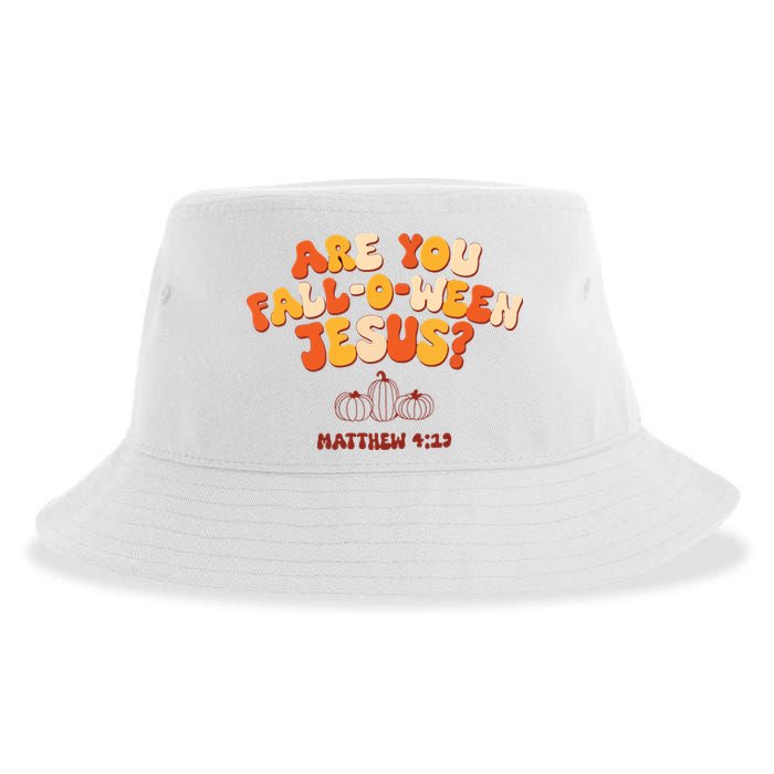 Halloween Christian Are You Fall O Ween Jesus Sustainable Bucket Hat