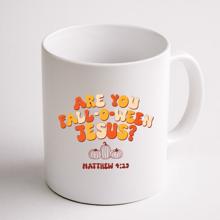 Halloween Christian Are You Fall O Ween Jesus Mug