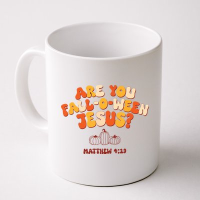 Halloween Christian Are You Fall O Ween Jesus Mug