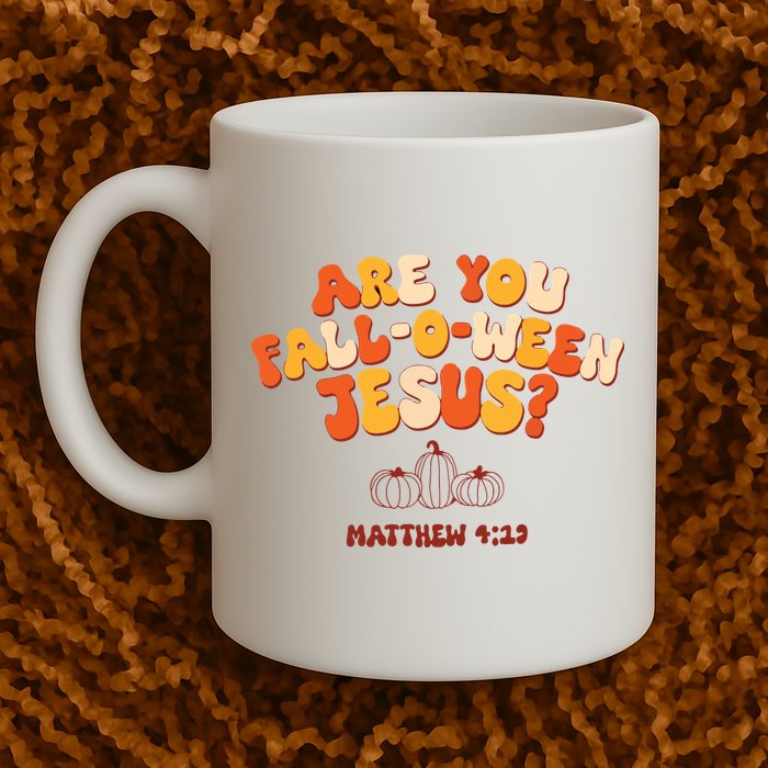 Halloween Christian Are You Fall O Ween Jesus Mug