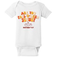 Halloween Christian Are You Fall O Ween Jesus Baby Bodysuit