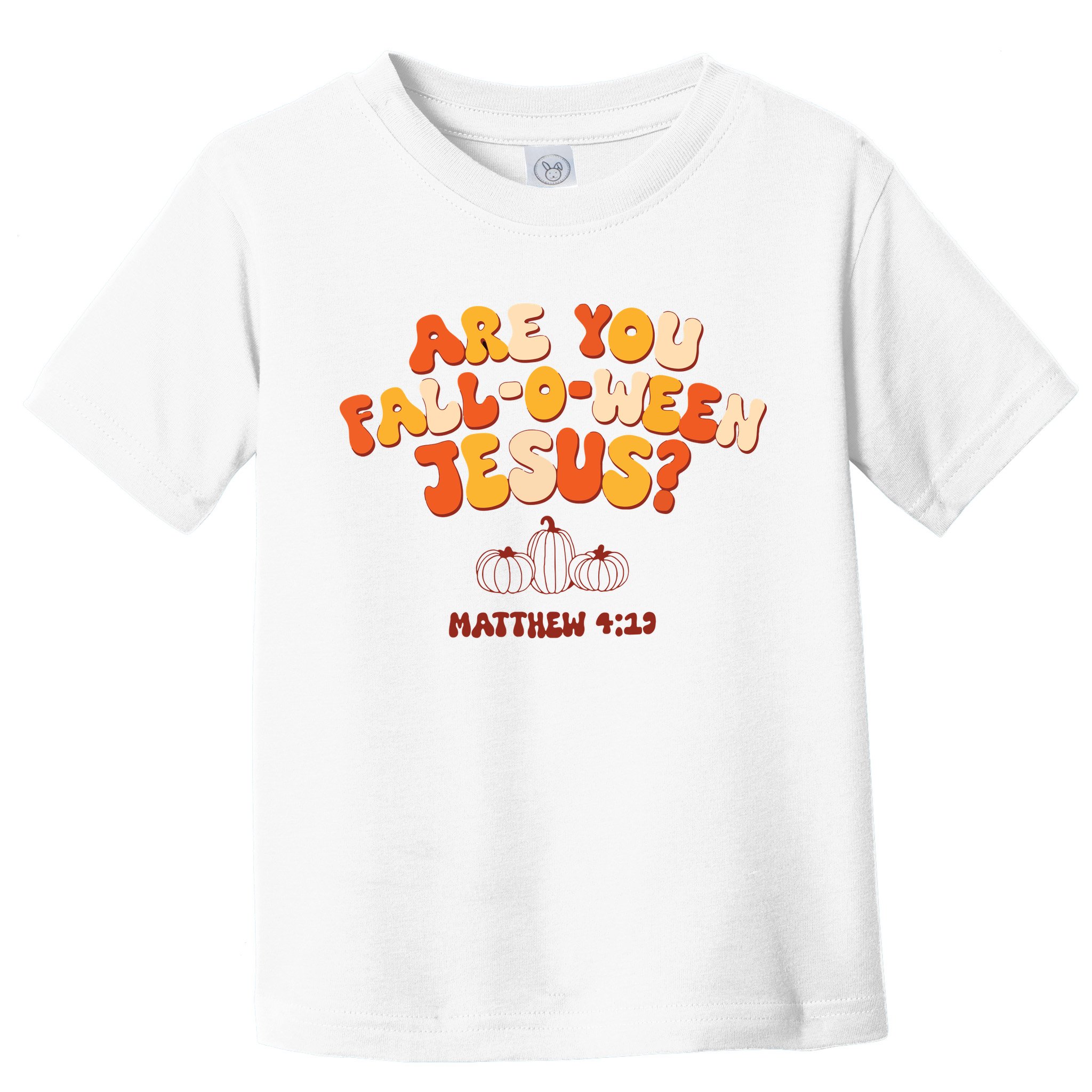 Halloween Christian Are You Fall O Ween Jesus Toddler T-Shirt