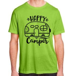 Happy Camper Adventure Travel Adult ChromaSoft Performance T-Shirt