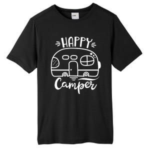 Happy Camper Adventure Travel Tall Fusion ChromaSoft Performance T-Shirt