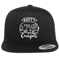Happy Camper Adventure Travel Flatbill Hat