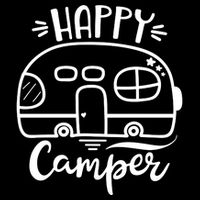 Happy Camper Adventure Travel Youth Performance Sprint T-Shirt