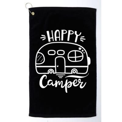 Happy Camper Adventure Travel Platinum Collection Golf Towel