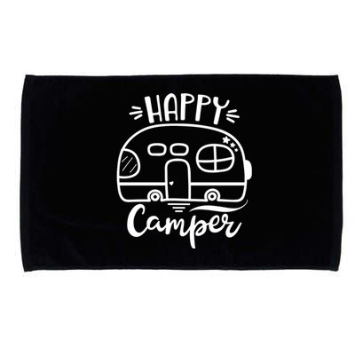 Happy Camper Adventure Travel Microfiber Hand Towel