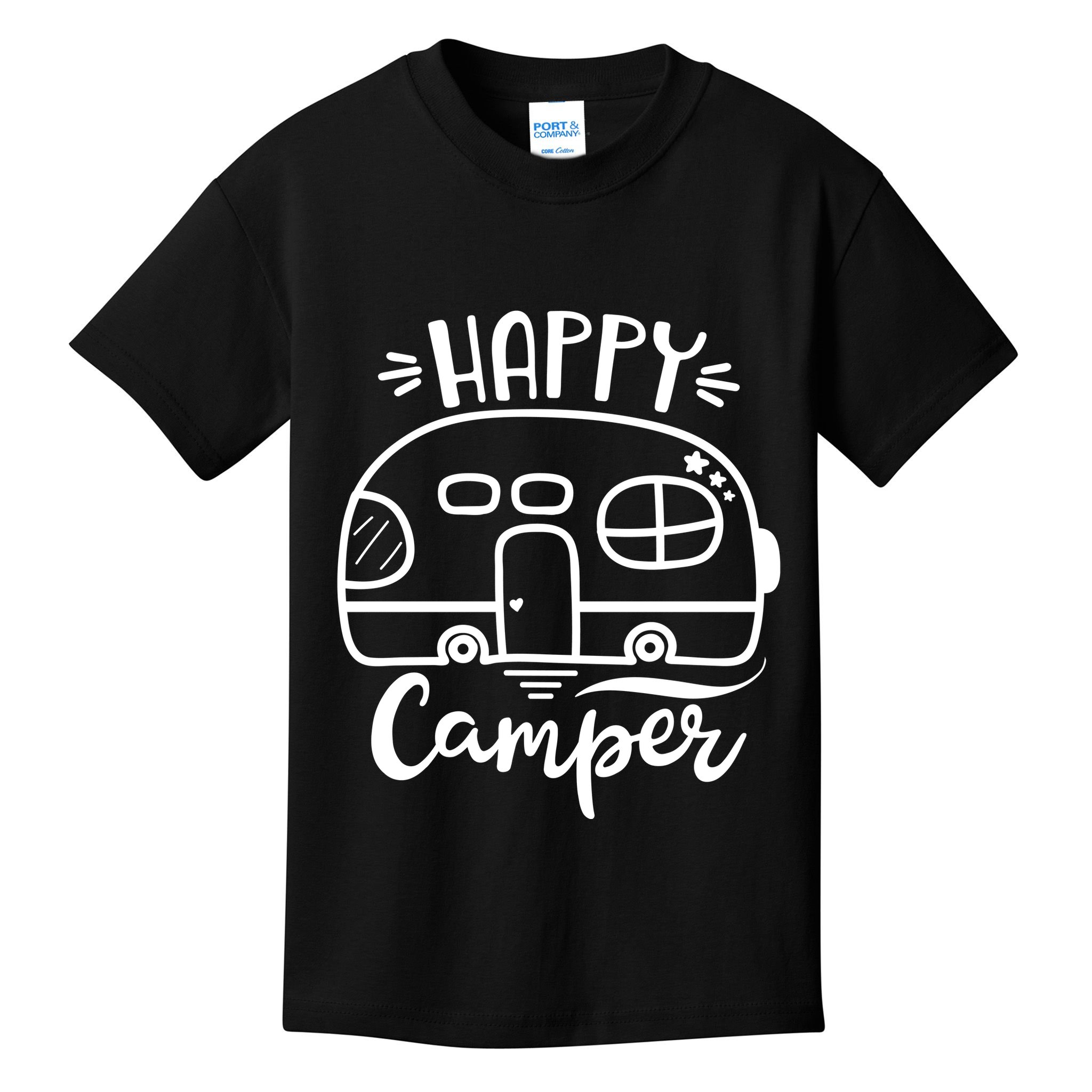 Happy Camper Adventure Travel Kids T-Shirt