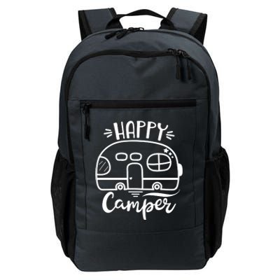 Happy Camper Adventure Travel Daily Commute Backpack