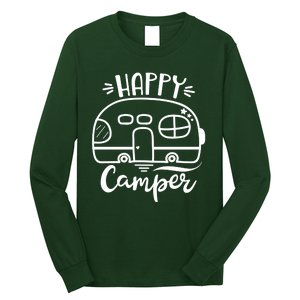 Happy Camper Adventure Travel Long Sleeve Shirt