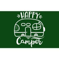 Happy Camper Adventure Travel Bumper Sticker