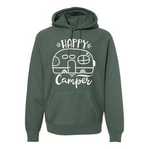 Happy Camper Adventure Travel Premium Hoodie