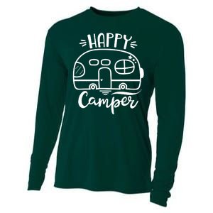 Happy Camper Adventure Travel Cooling Performance Long Sleeve Crew