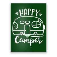 Happy Camper Adventure Travel Poster