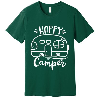 Happy Camper Adventure Travel Premium T-Shirt
