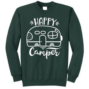 Happy Camper Adventure Travel Tall Sweatshirt